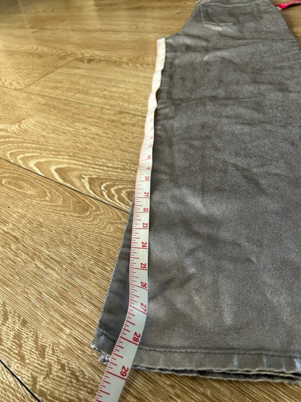 Justice Metallic Silver Wide-Leg Jeans - Picture 8 of 12